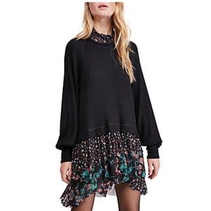 Free People opposites attract mini dress